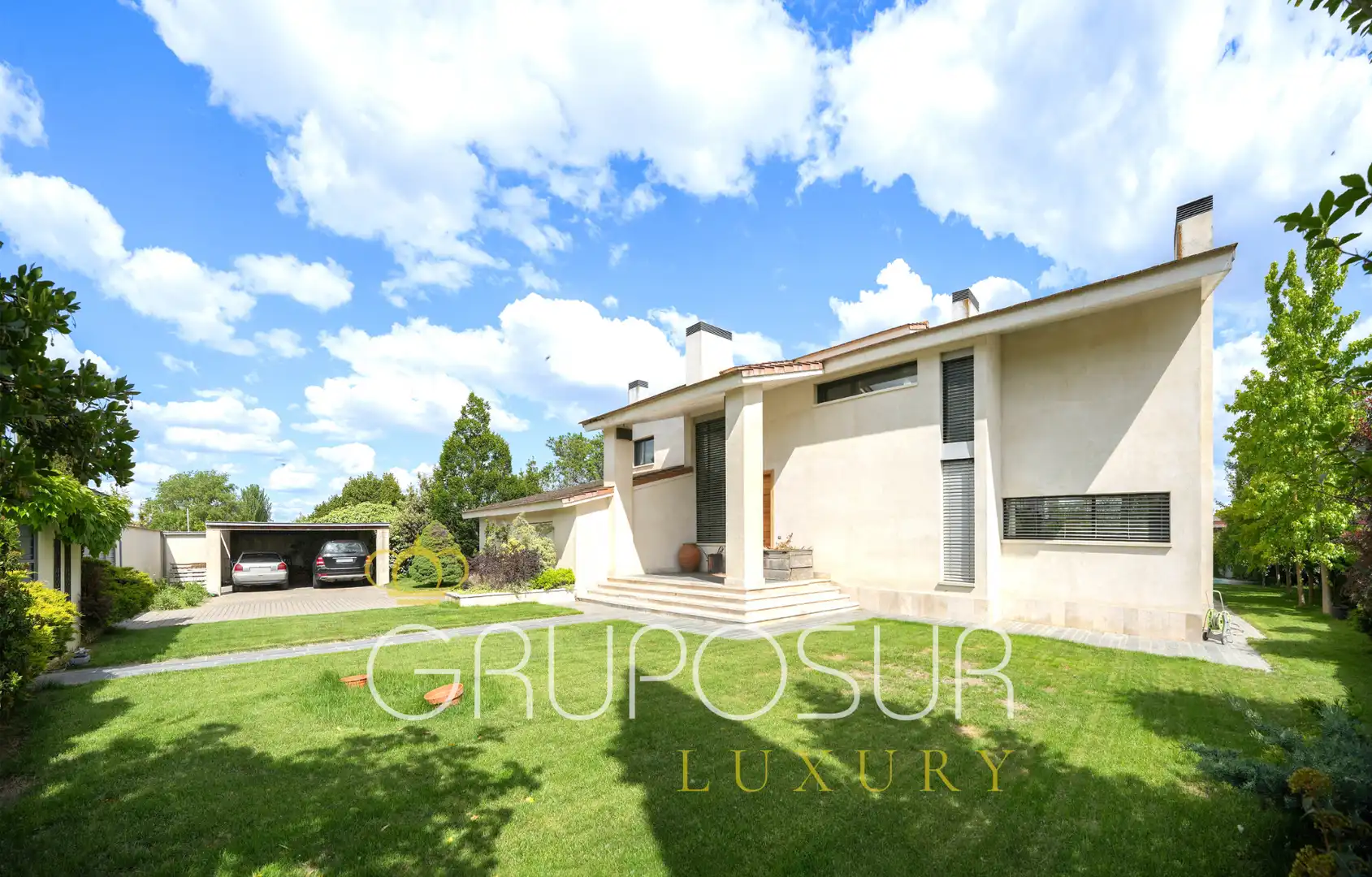 Garden of Houses for sale in Simancas  with Air Conditioner, Heating and Private garden