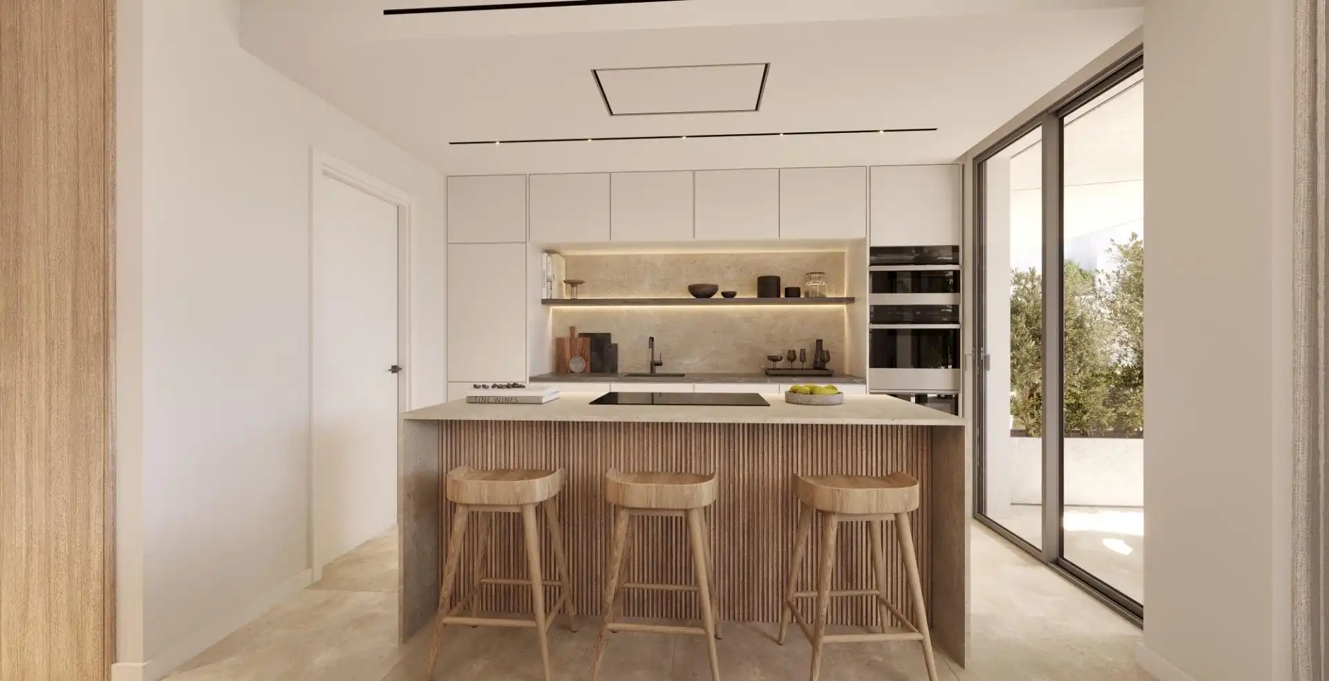 Cocina de Planta baja en venta en Estepona con Aire acondicionado, Jardín privado y Terraza