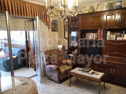 Living room of Flat for sale in Salamanca Capital  with Heating, Terrace and Furnished