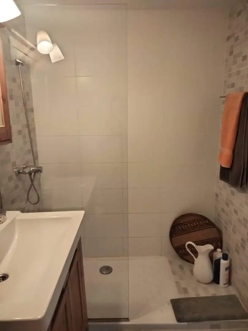 Baño de Piso de alquiler en  Palma de Mallorca con Terraza y Amueblado