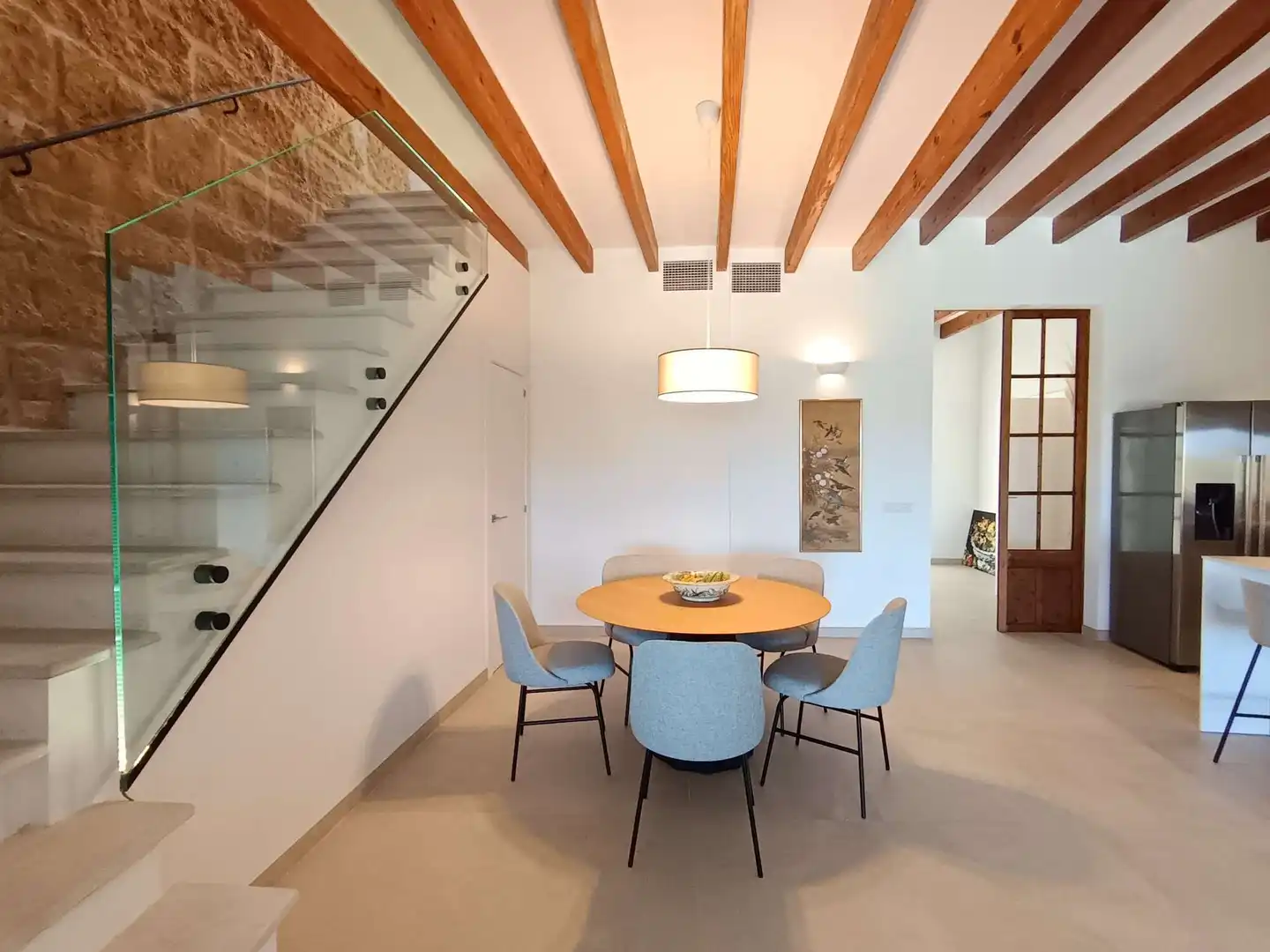 Dining room of Houses for sale in Llubí  with Heating, Terrace and Furnished