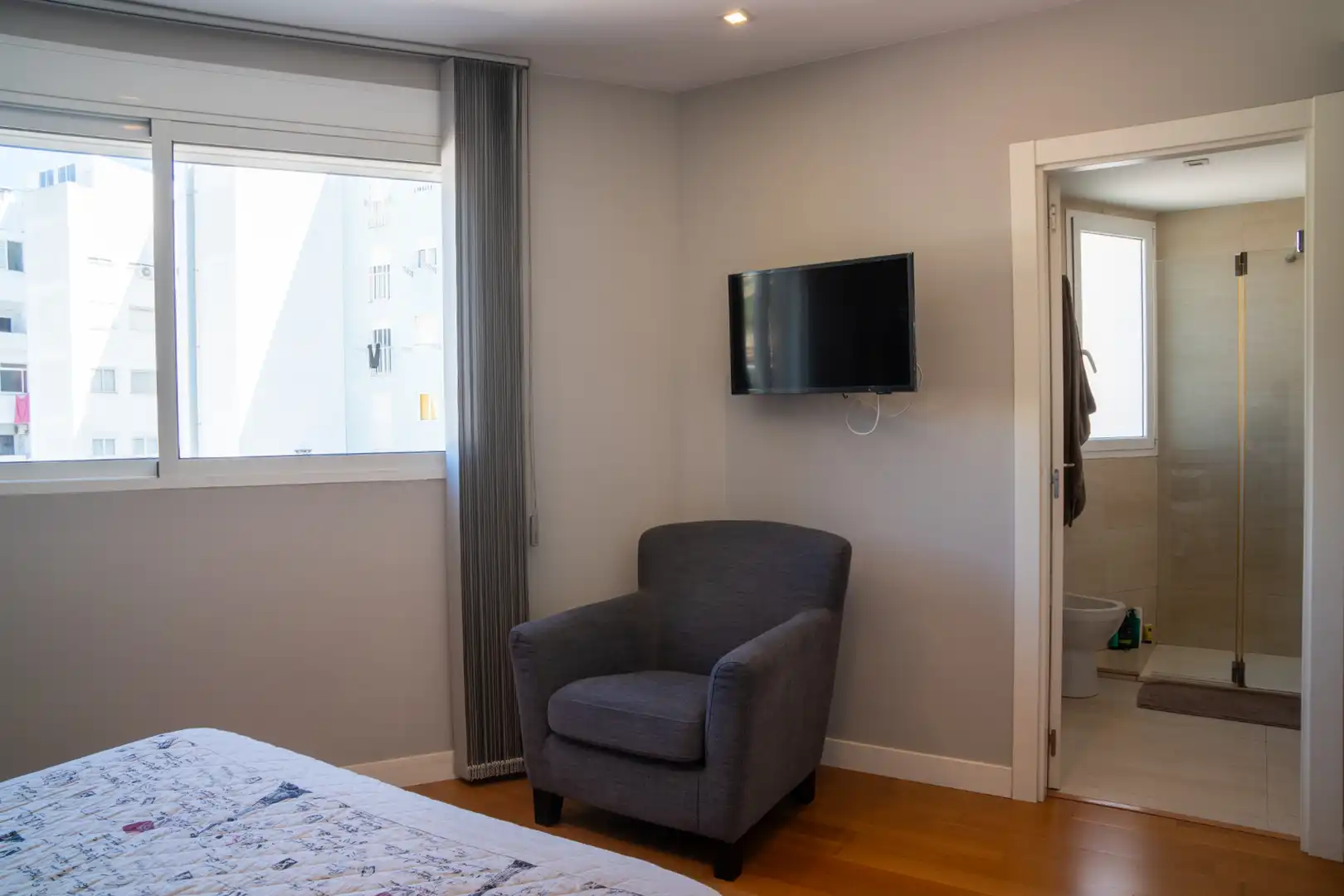 Bedroom of Flat for sale in Alboraya  with Air Conditioner, Parquet flooring and Storage room