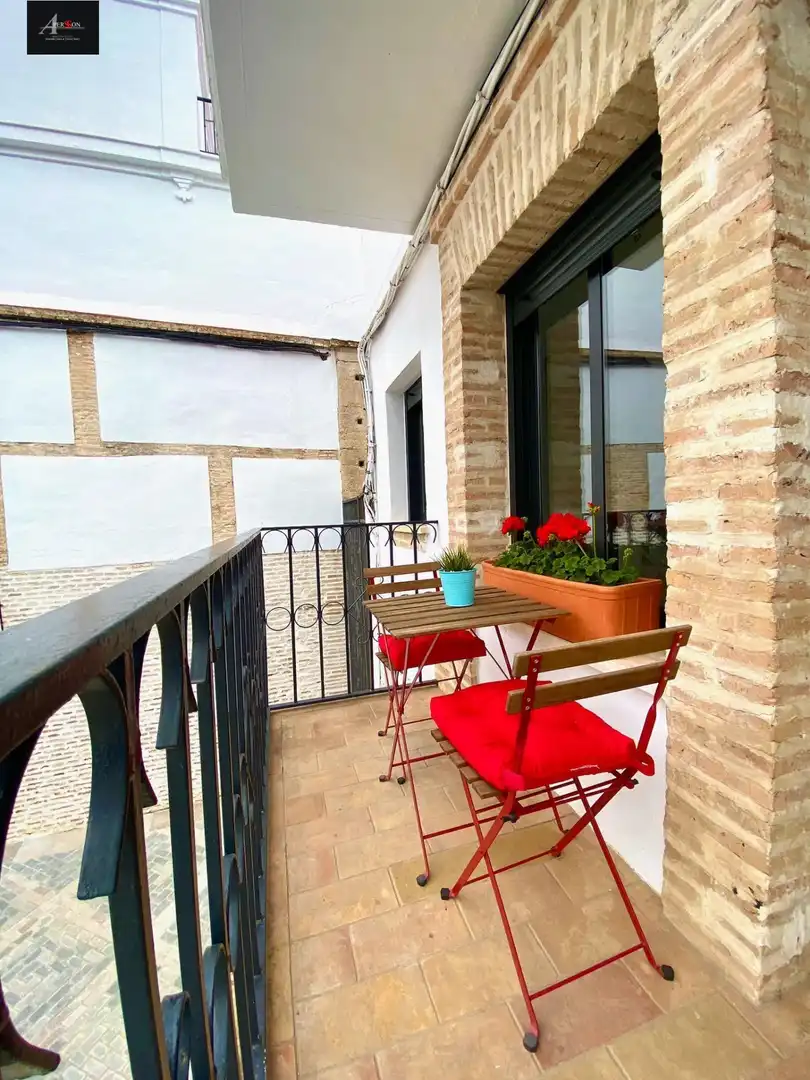 Balcony of Duplexes for sale in Écija  with Air Conditioner, Terrace and Furnished