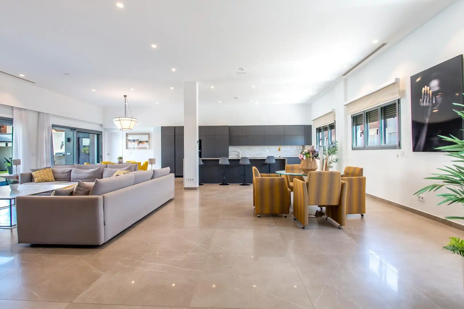 Sala de estar de Casa o chalet en venta en Murcia con Aire acondicionado, Calefacción y Jardín privado