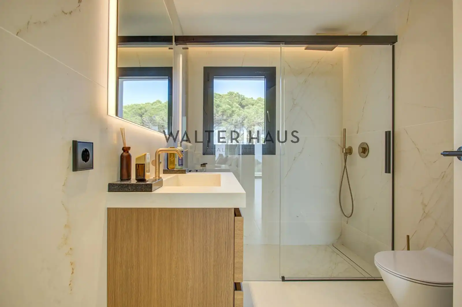 Baño de Casa o chalet en venta en Sant Feliu de Guíxols con Aire acondicionado, Jardín privado y Terraza