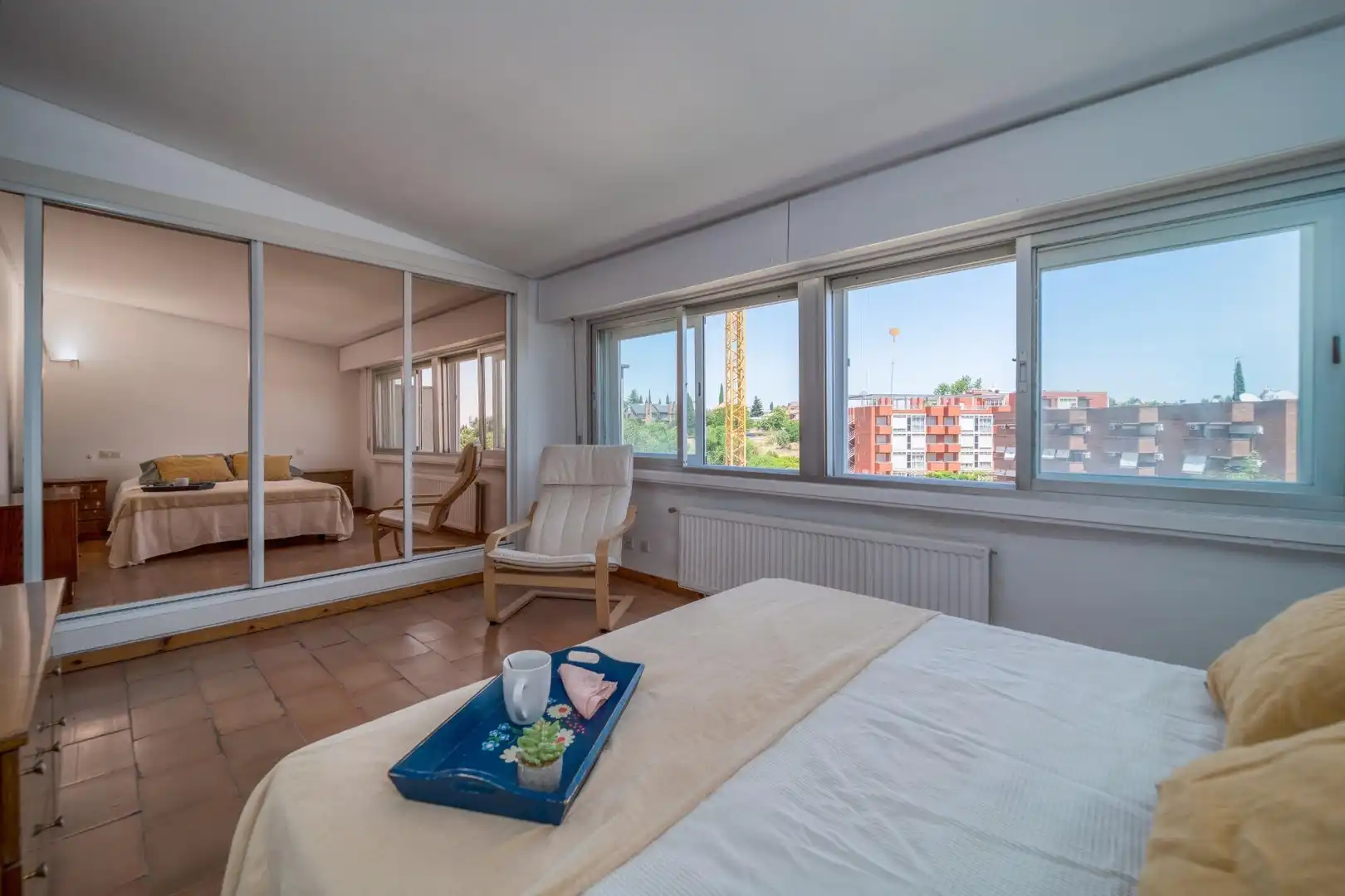 Bedroom of Detached homes for sale in Pozuelo de Alarcón  with Air Conditioner, Heating and Private garden