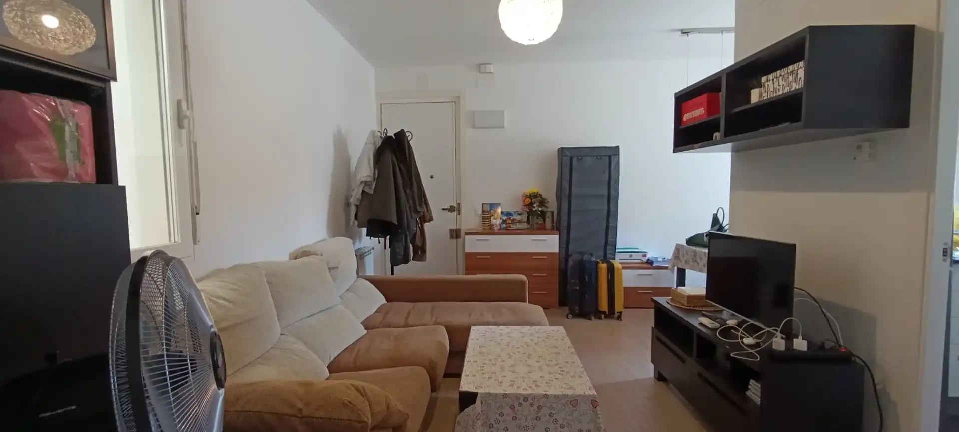 Wohnzimmer von Wohnung zur Miete in Madrid mit Klimaanlage, Heizung und Möbliert
