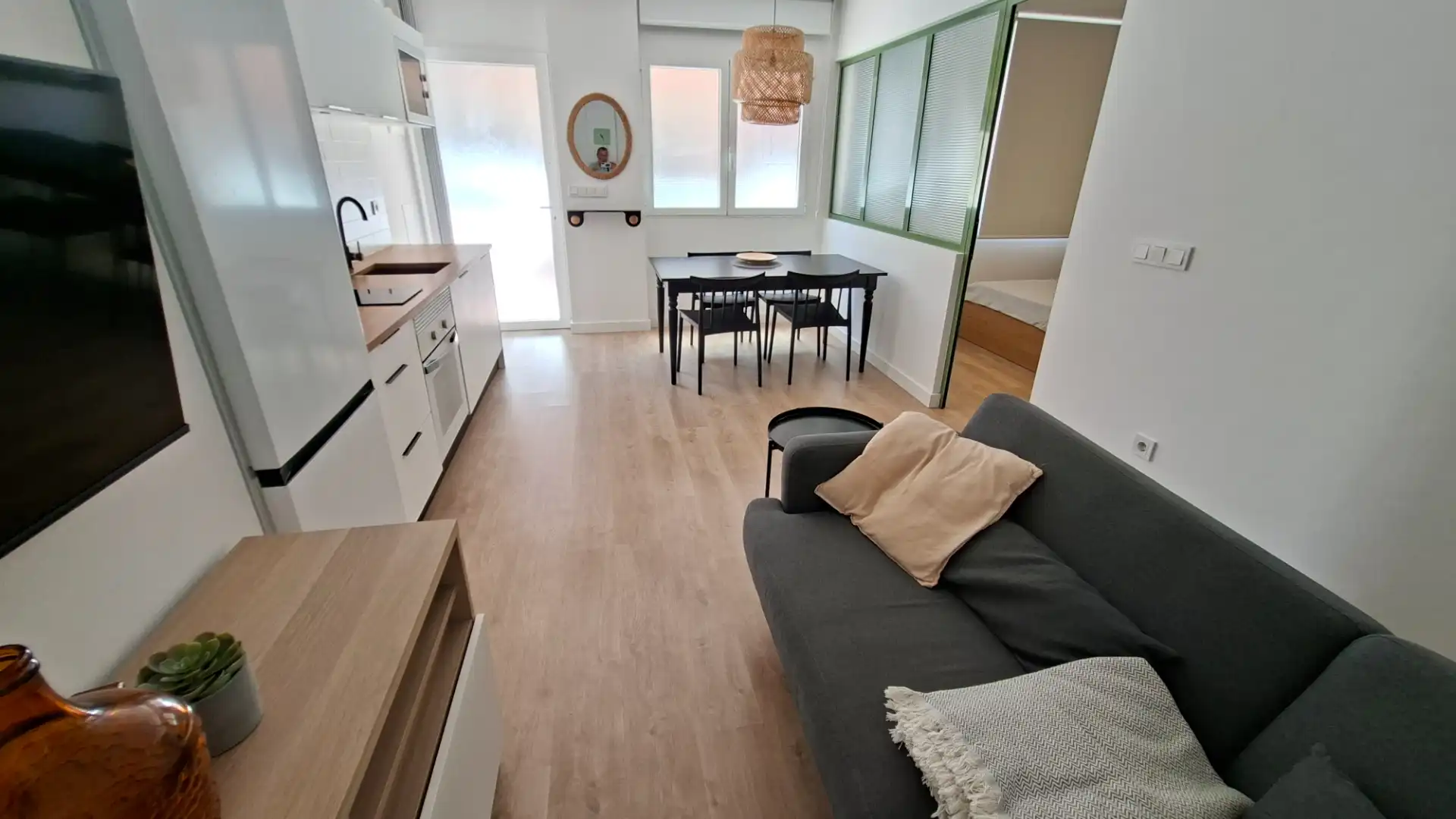 Sala de estar de Apartamento de alquiler en San Vicente del Raspeig / Sant Vicent del Raspeig con Aire acondicionado y Amueblado