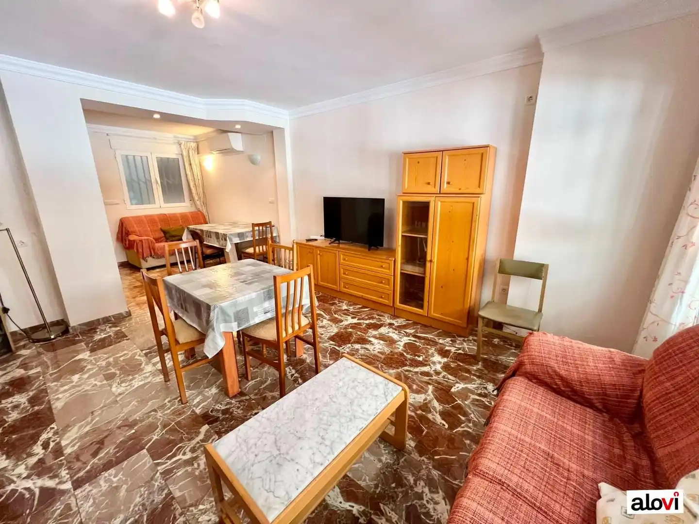 Sala de estar de Piso de alquiler en Granada con Aire acondicionado, Calefacción y Amueblado