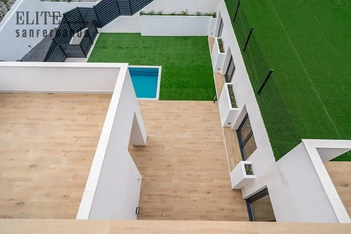 Terraza de Casa o chalet en venta en Suances con Calefacción, Jardín privado y Piscina
