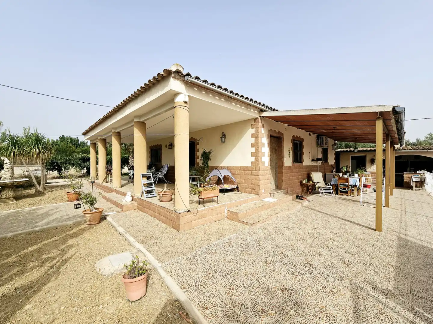 Vista exterior de Casa o xalet en venda en Librilla amb Aire condicionat, Jardí privat i Piscina