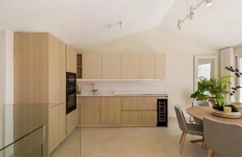 Cocina de Casa o chalet en venta en Estepona con Aire acondicionado, Jardín privado y Terraza