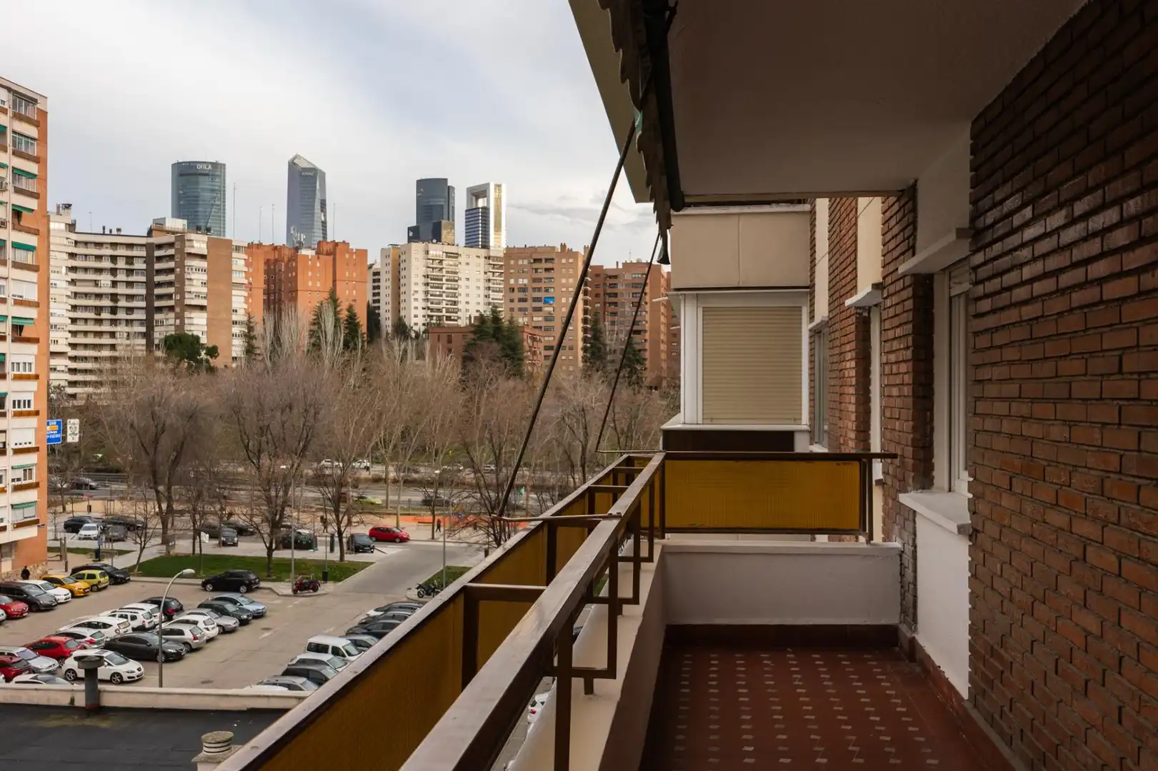 Balcony of Flat for rent in Madrid  with Parquet flooring and Terrace