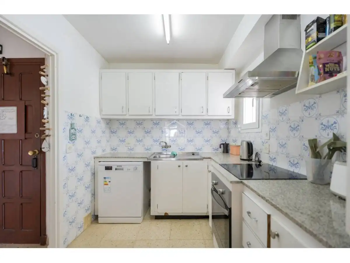 Cuina de Apartament en venda en Es Migjorn Gran amb Terrassa i Moblat