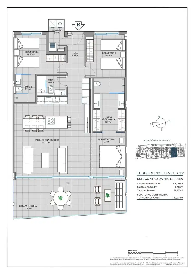 Apartment with pool for sale in Las Gaviotas  - Carvajal, imagen 2