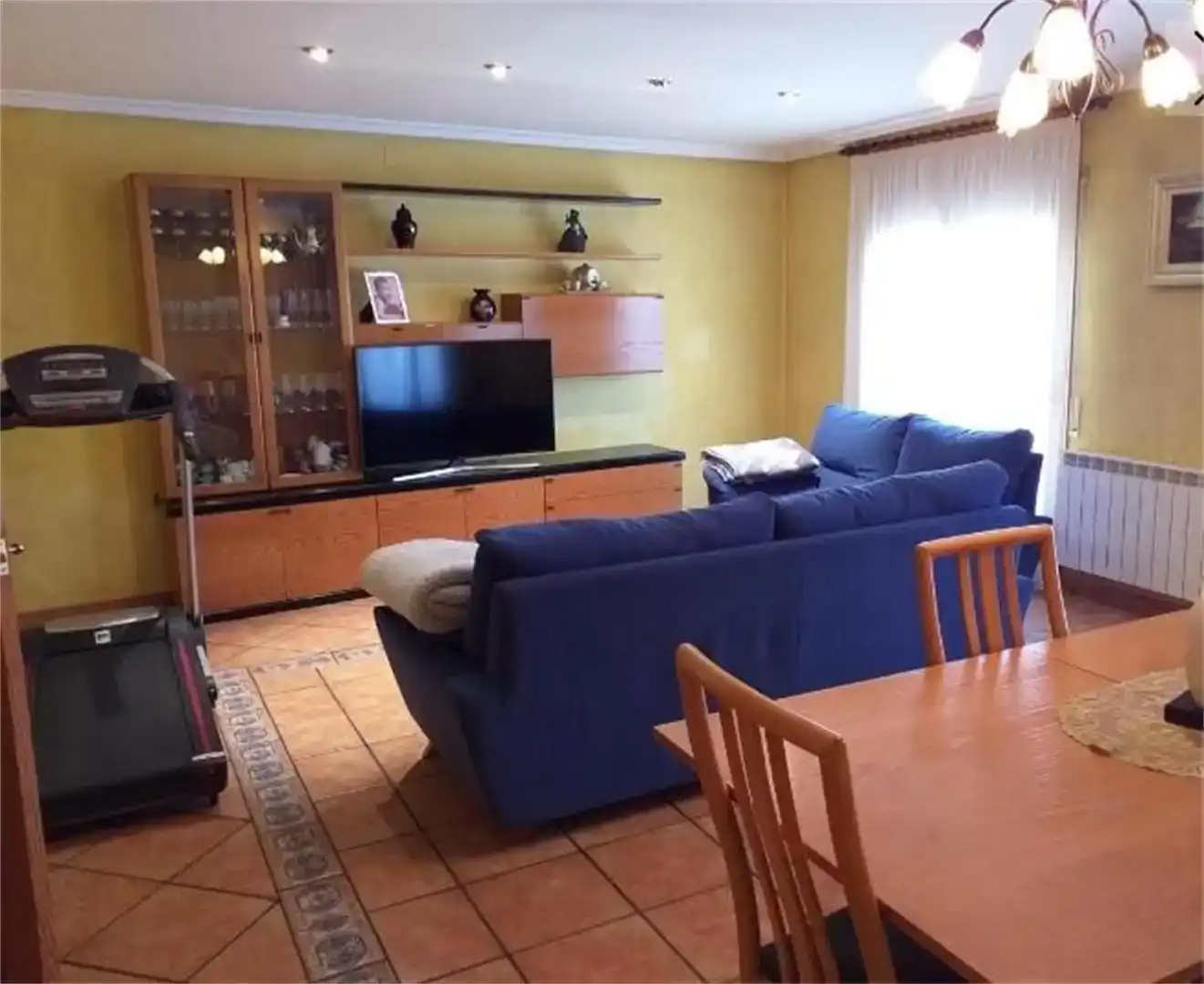 Living room of Flat for sale in Mas de las Matas  with Parquet flooring, Storage room and Balcony