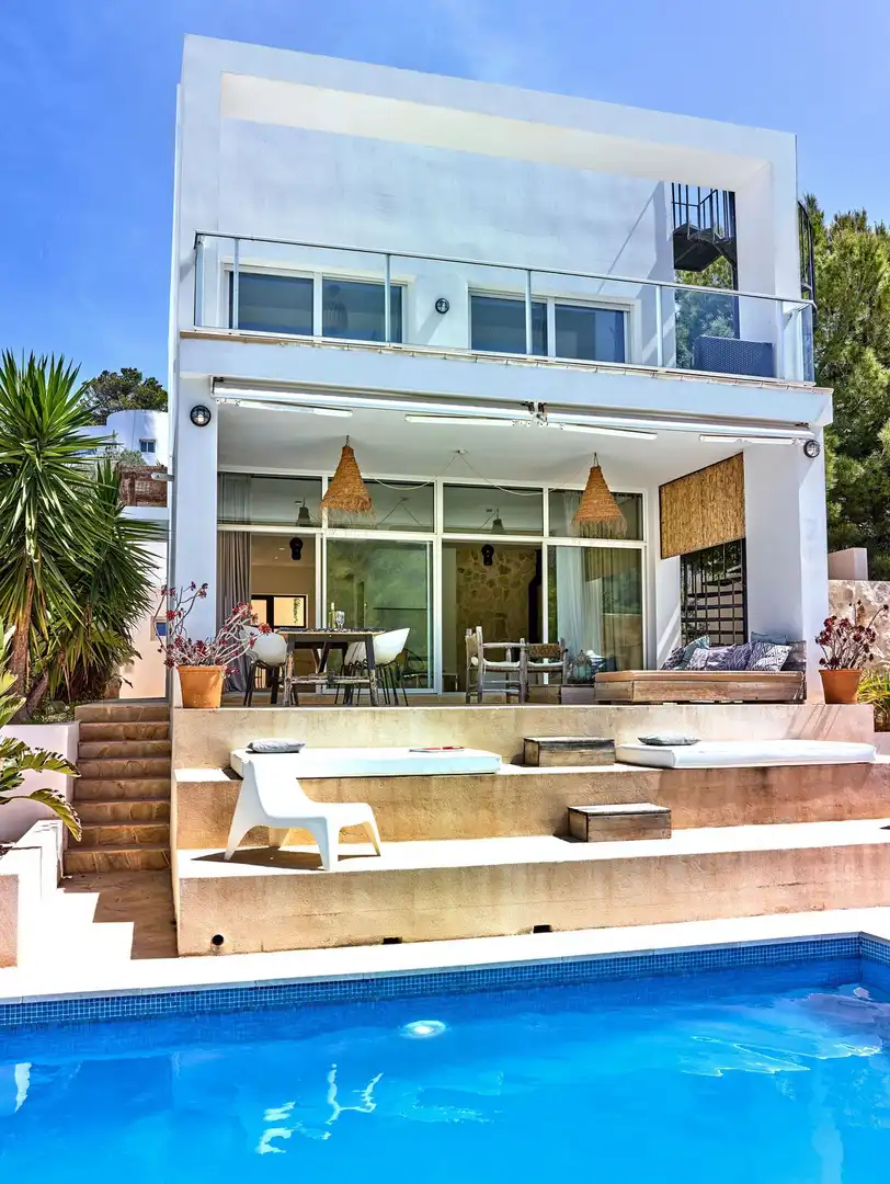 Terrace of Houses for sale in Sant Josep de sa Talaia  with Air Conditioner, Heating and Private garden