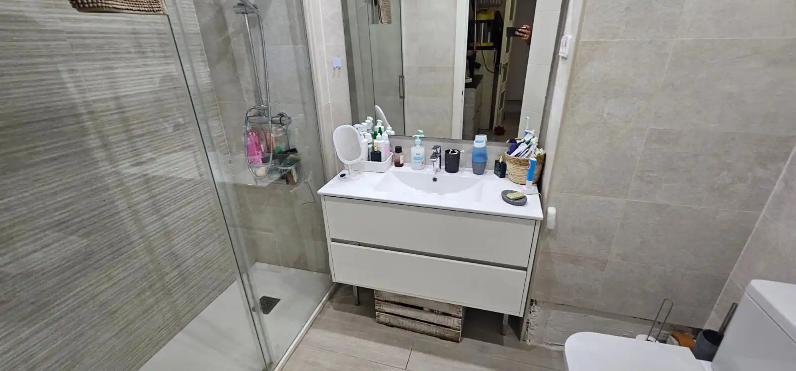 Bathroom of Flat for sale in Mataró  with Heating, Private garden and Balcony