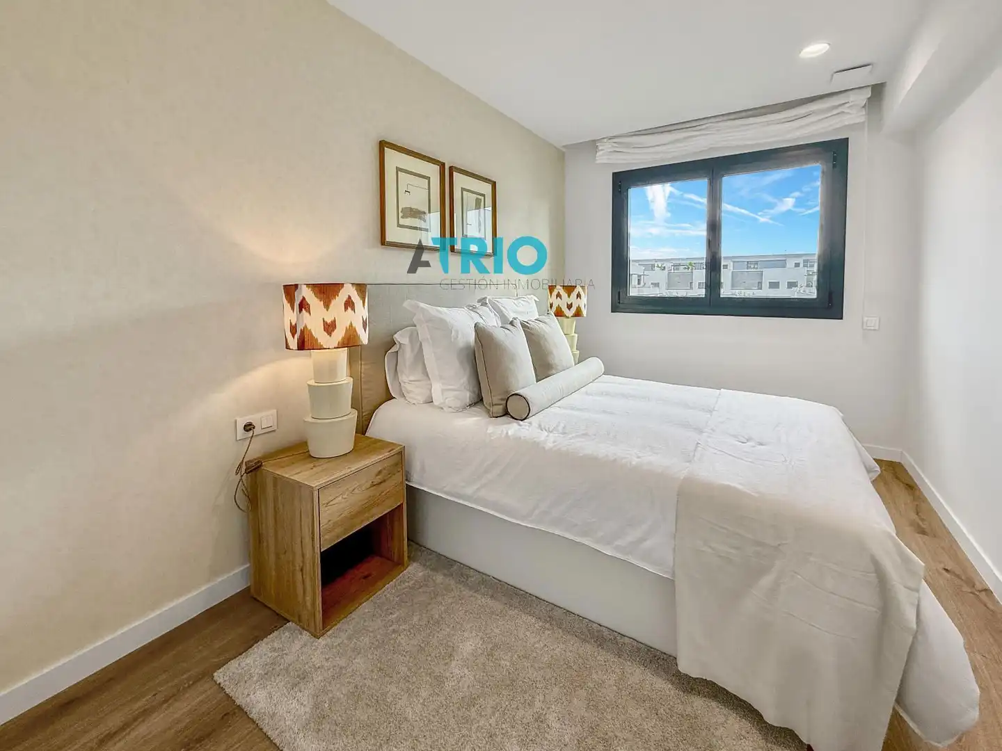Schlafzimmer von Einfamilien-Reihenhaus zum Verkauf in  Palma de Mallorca mit Klimaanlage, Heizung und Terrasse