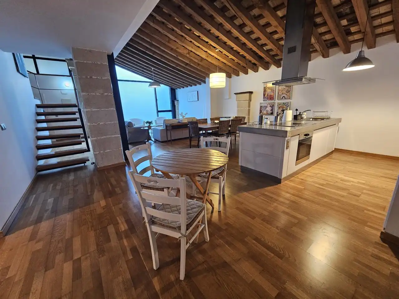 Dining room of Duplexes for sale in Jerez de la Frontera  with Parquet flooring and Community pool