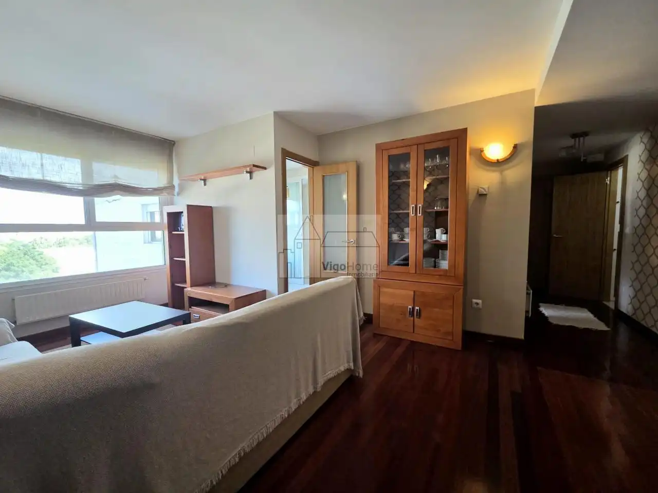 Living room of Flat for sale in Vigo   with Heating, Parquet flooring and Storage room