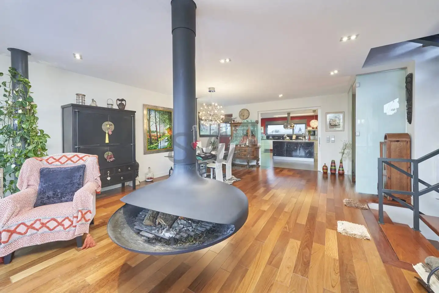 Living room of Houses for sale in Oviedo   with Air Conditioner, Heating and Private garden