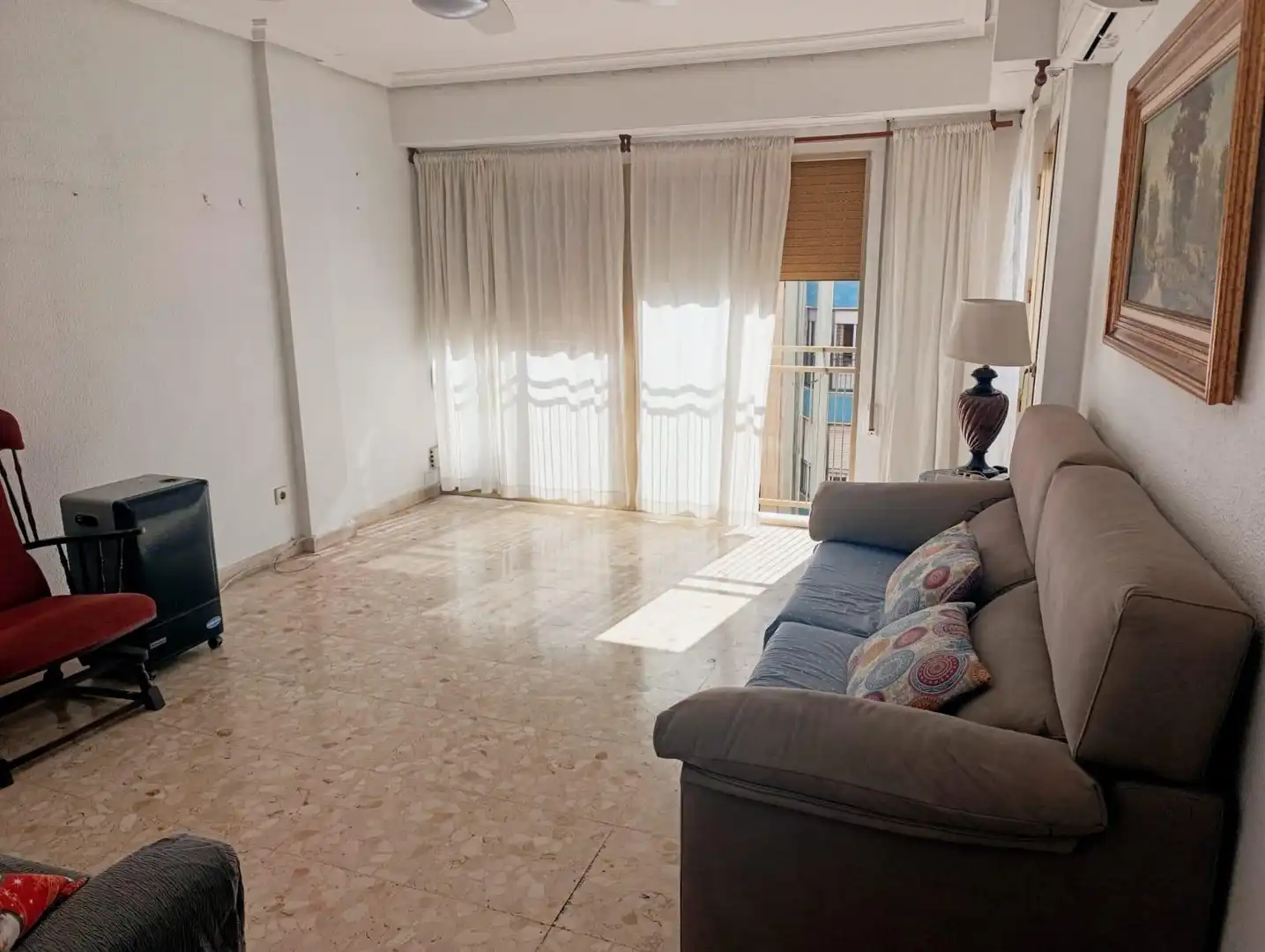 Sala d'estar de Pis en venda en Elche / Elx amb Aire condicionat