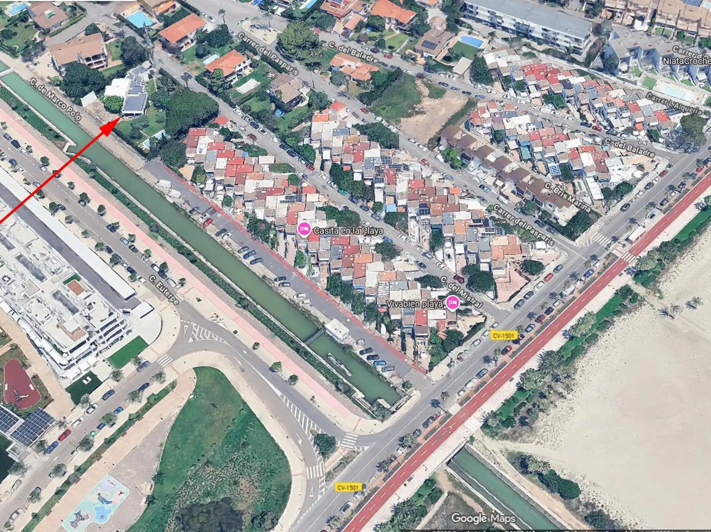 Vista exterior de Casa o xalet en venda en Castellón de la Plana / Castelló de la Plana amb Jardí privat, Terrassa i Piscina