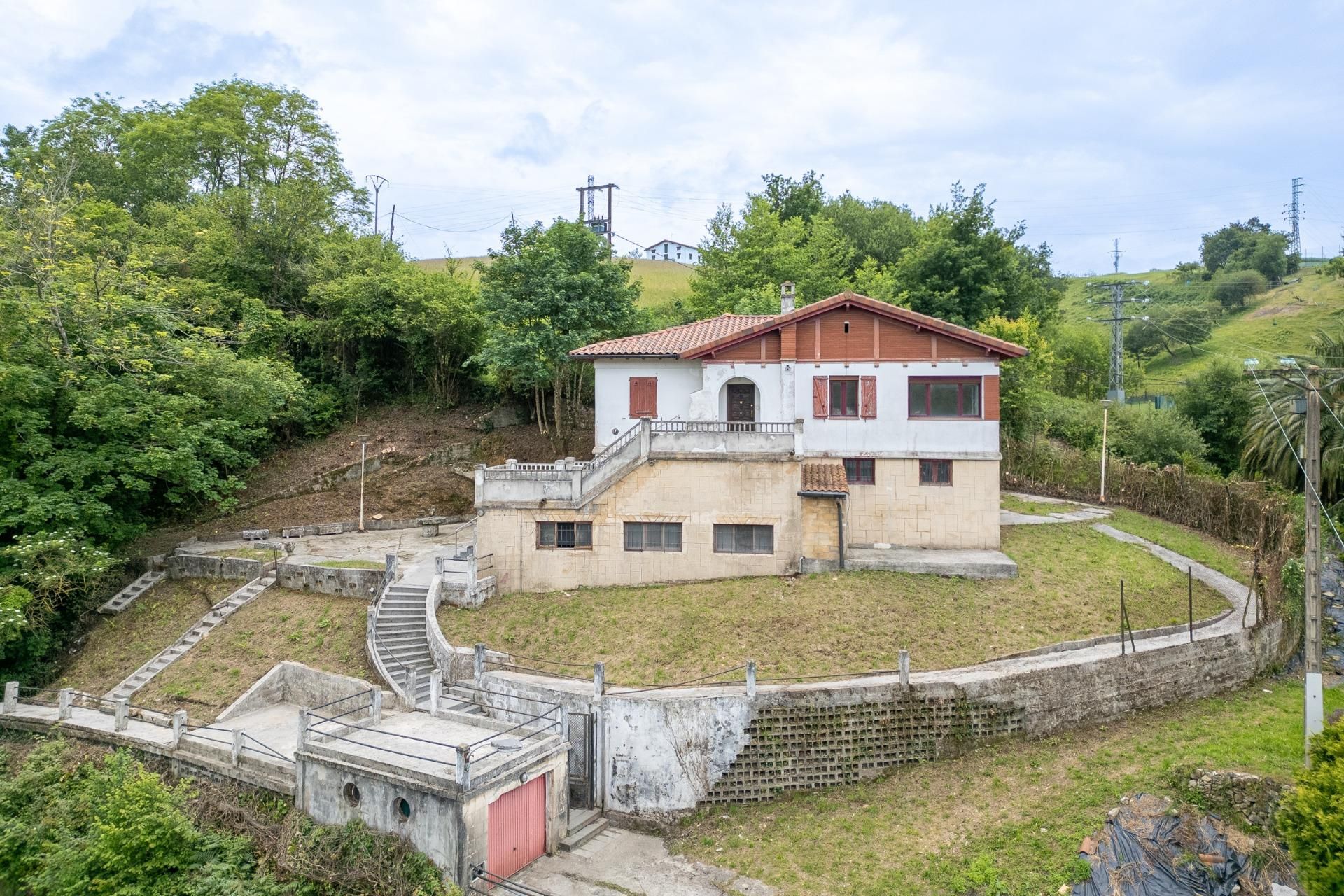 Vista exterior de Casa o xalet en venda en Orio amb Calefacció, Jardí privat i Terrassa