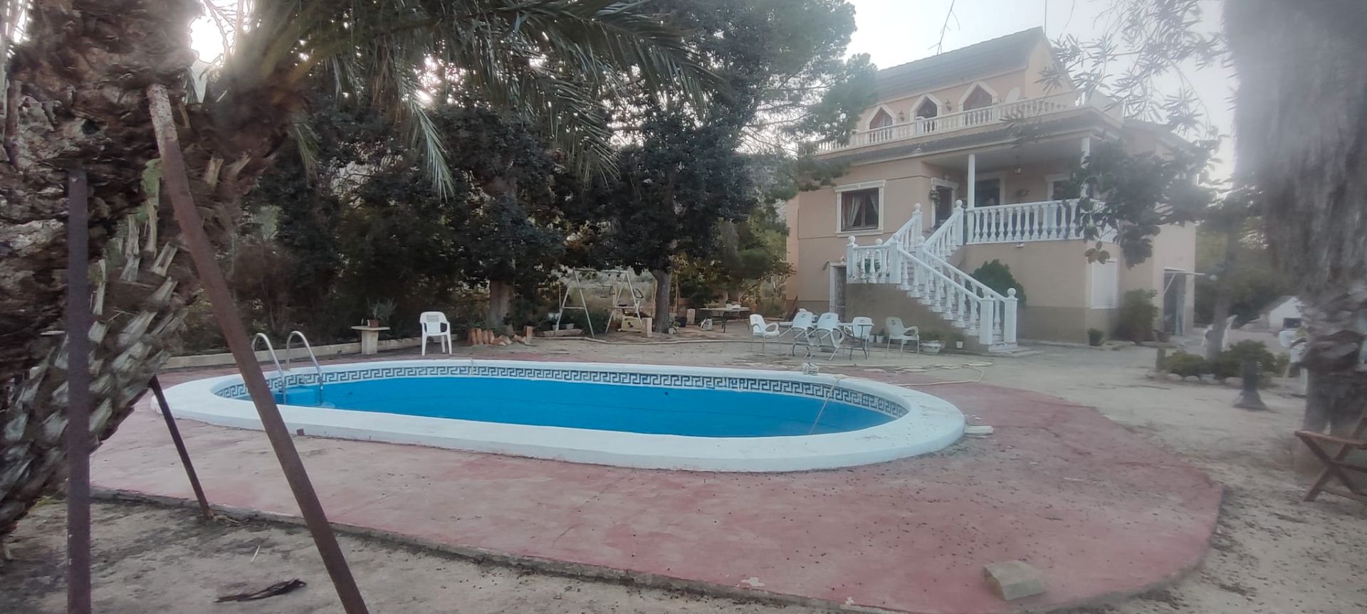 Swimming pool of Country house for sale in Orihuela  with Furnished