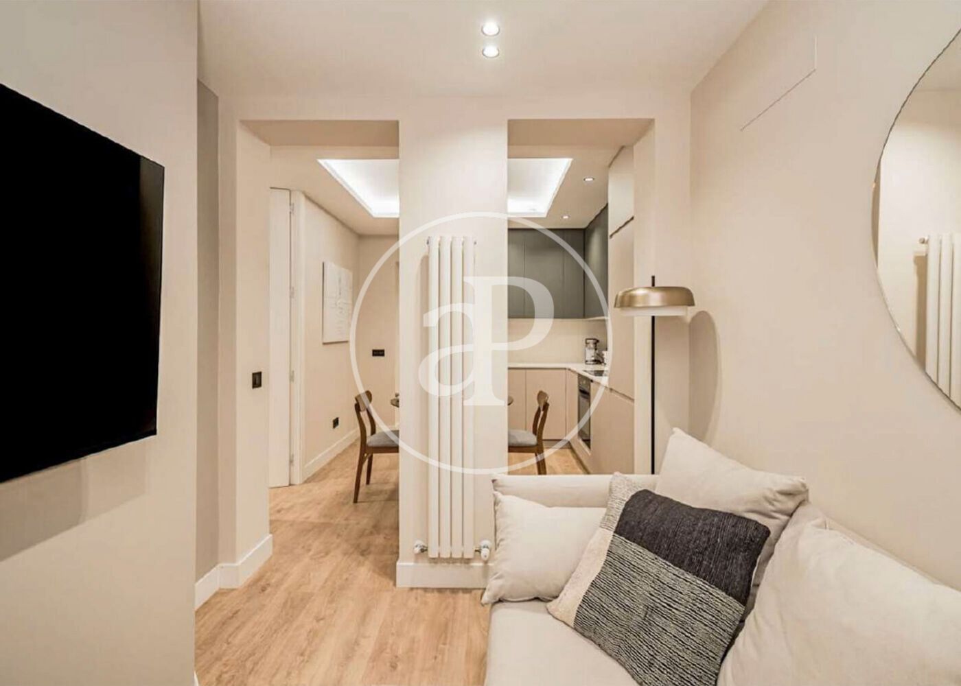 Sala de estar de Piso en venta en  Madrid Capital con Calefacción