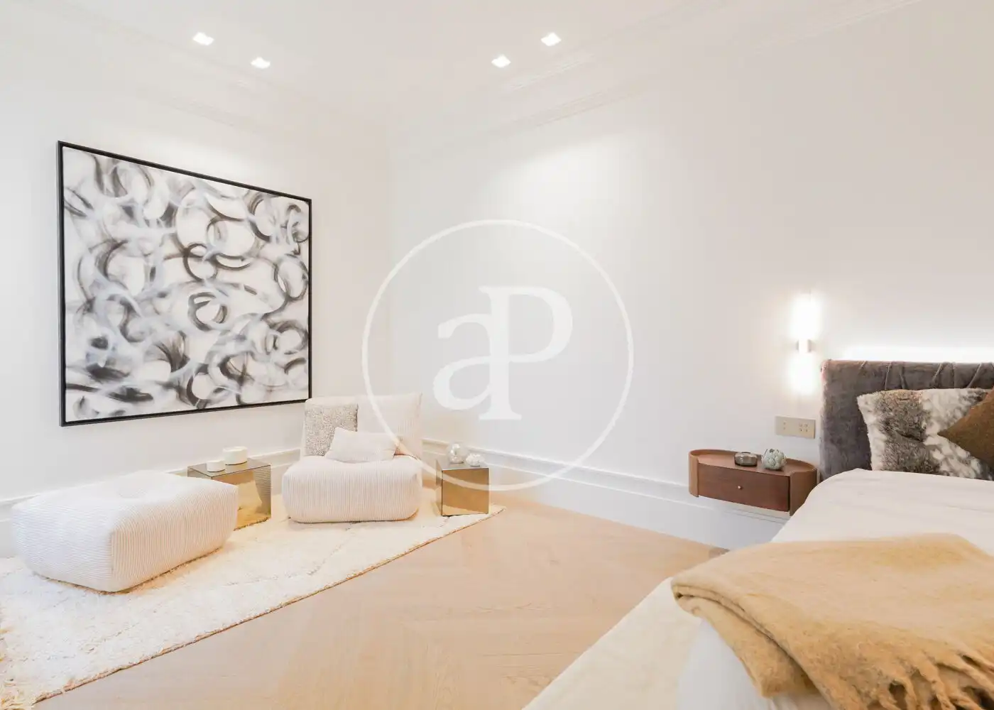 Sala d'estar de Pis en venda en Madrid amb Aire condicionat, Calefacció i Terrassa