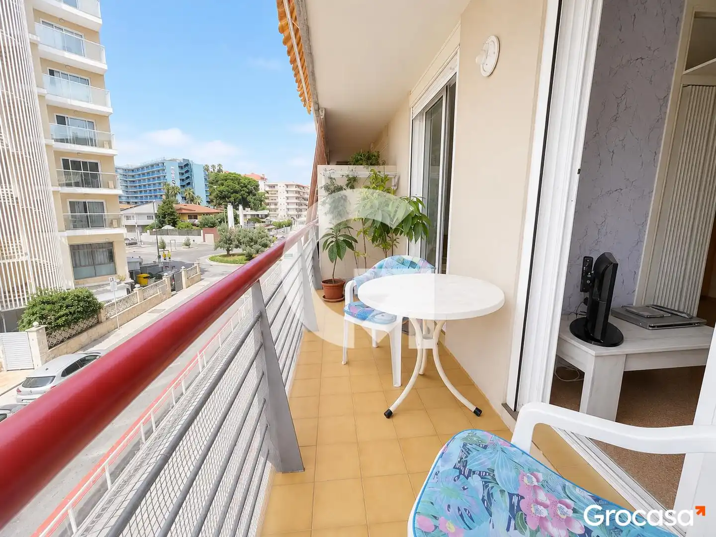 Terraza de Apartamento en venta en Calella con Amueblado, Lavadora y TV
