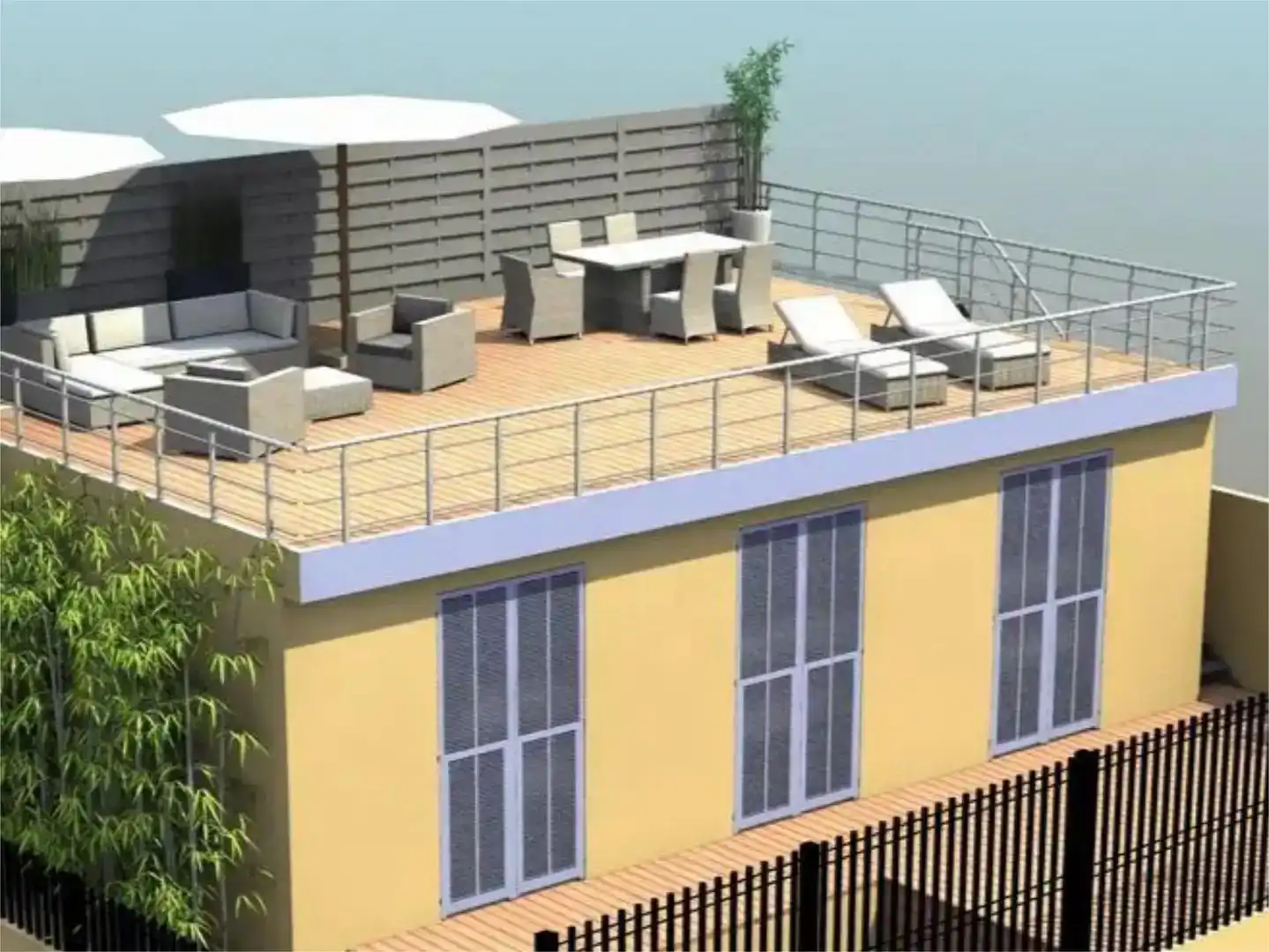 Terraza de Nave industrial en venta en Nerja