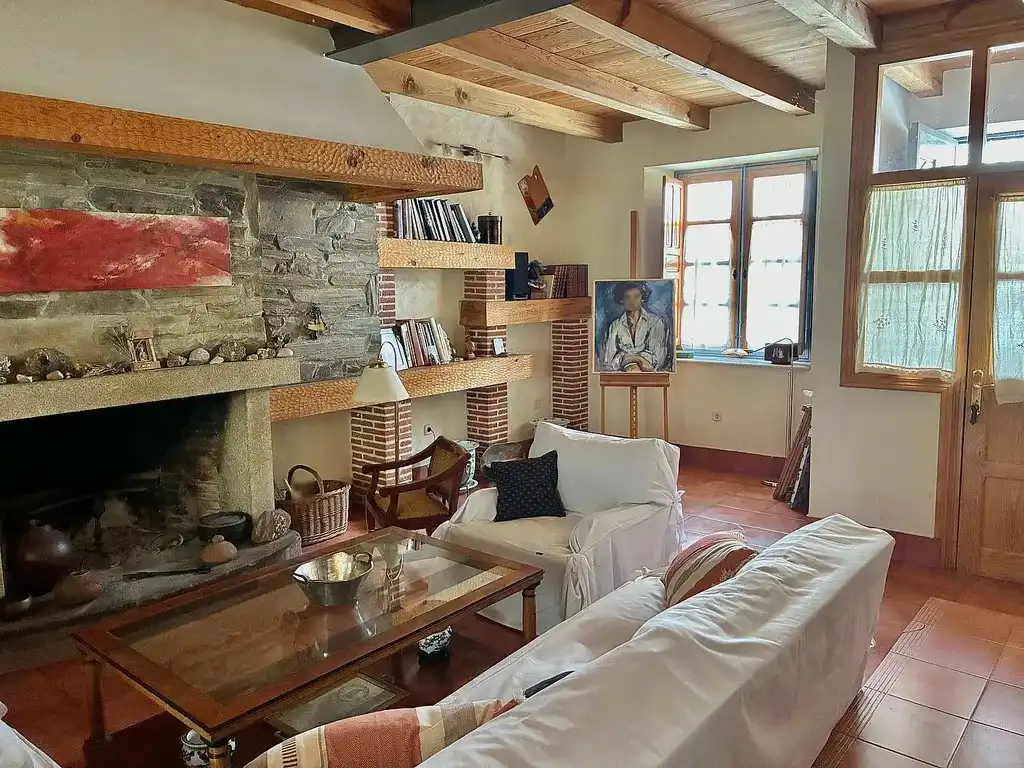 Sala de estar de Casa o chalet en venta en El Barco de Ávila  con Calefacción, Jardín privado y Terraza