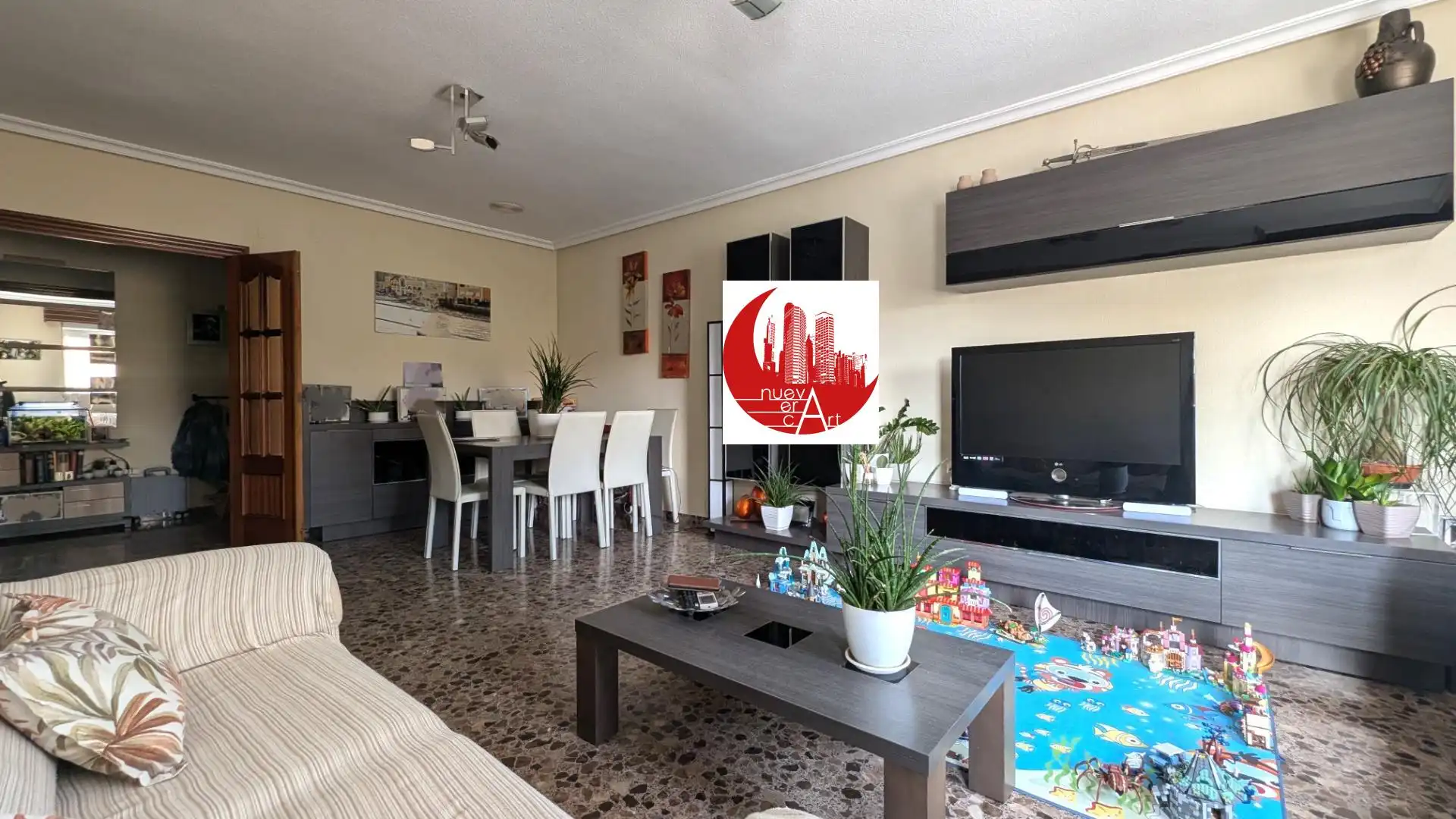 Sala de estar de Piso en venta en Cartagena con Aire acondicionado y Balcón