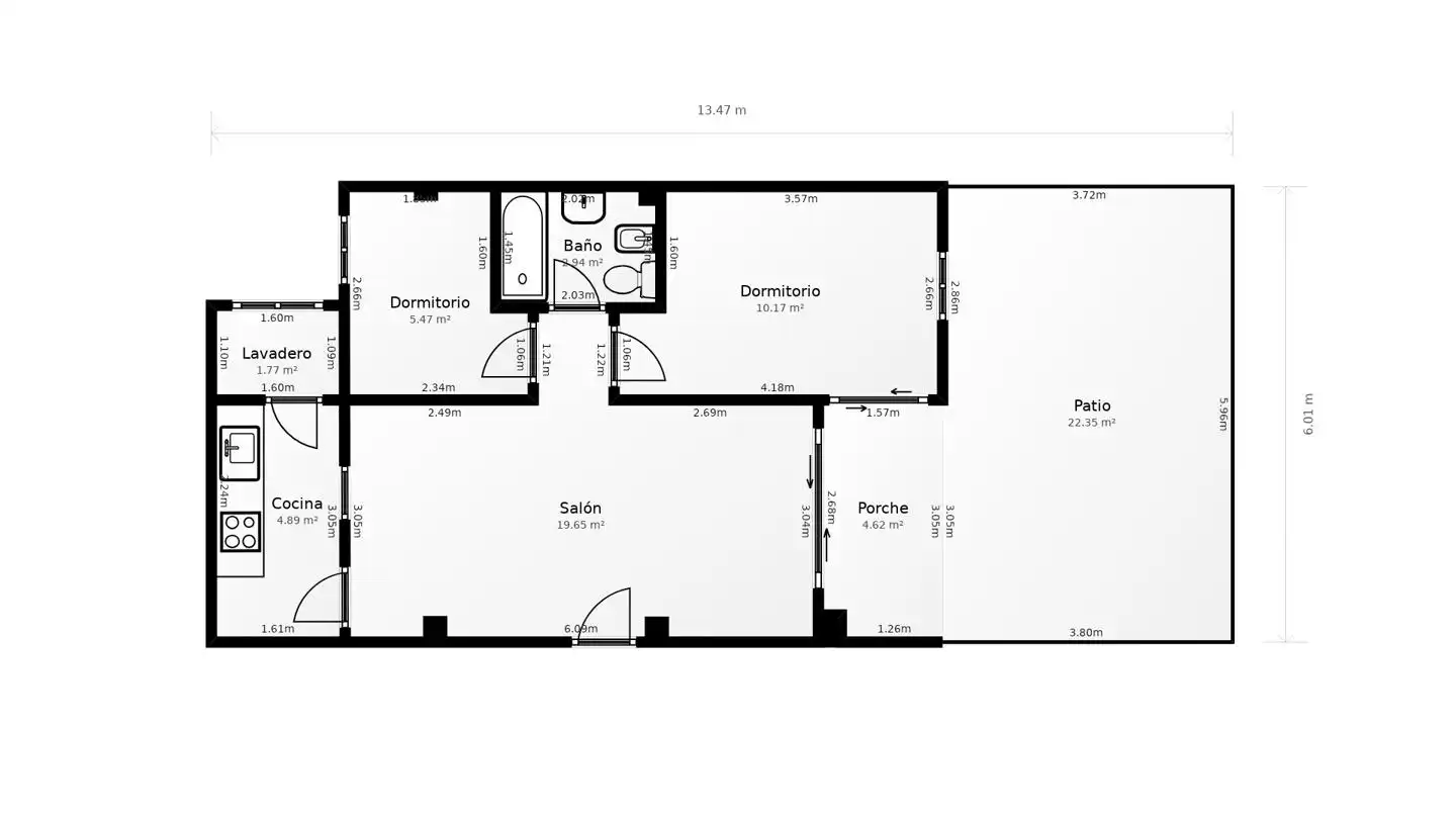 Apartamento en venta en La Manga del Mar Menor con Aire acondicionado, Terraza y Trastero