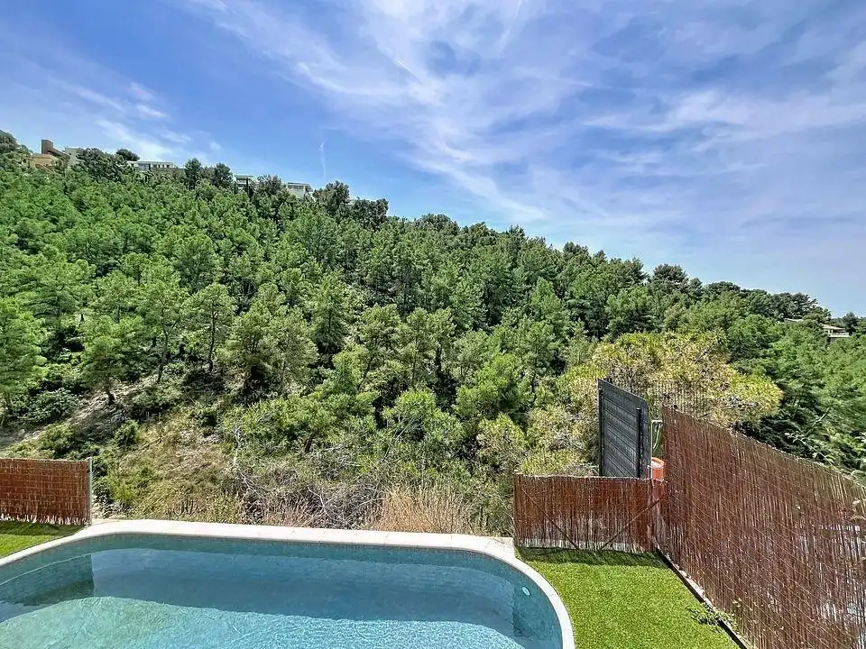 Piscina de Casa o xalet en venda en Sitges amb Aire condicionat, Calefacció i Jardí privat