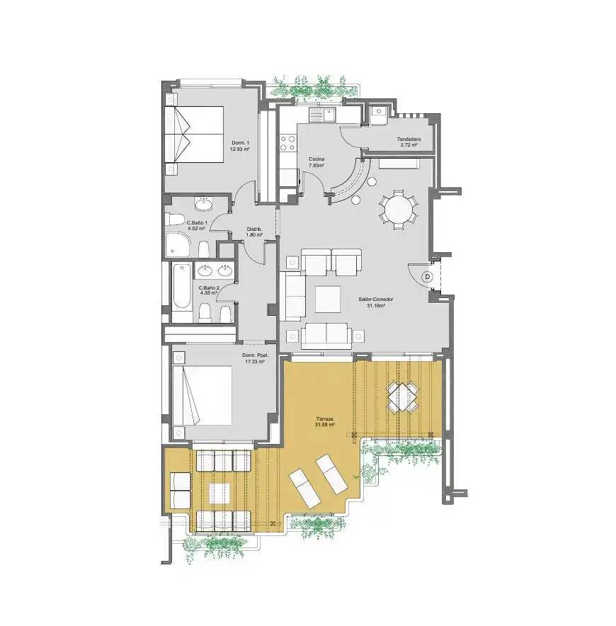Apartment with terrace for sale in Orihuela Costa, imagen 16