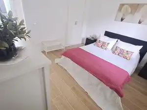 Dormitori de Apartament de lloguer en Las Palmas de Gran Canaria amb Parquet, Moblat i Rentadora