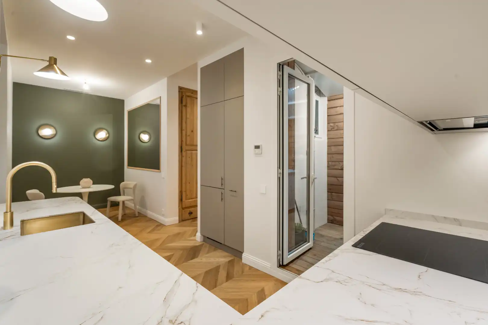 Cocina de Piso en venta en Barcelona con Aire acondicionado, Calefacción y Parquet