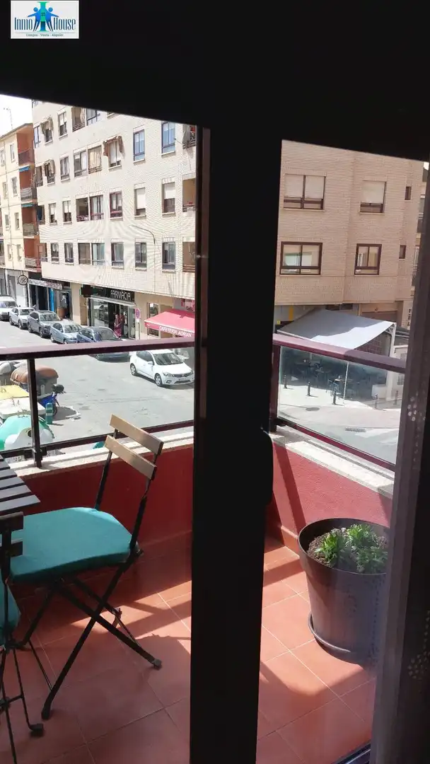Balcony of Flat for sale in Albacete  with Air Conditioner, Heating and Furnished