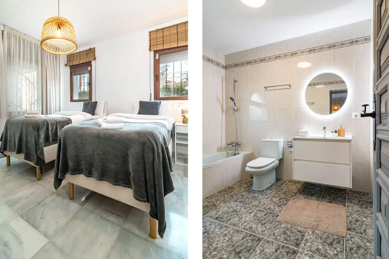 Bathroom of Houses for rent in Marbella  with Terrace and Swimming Pool