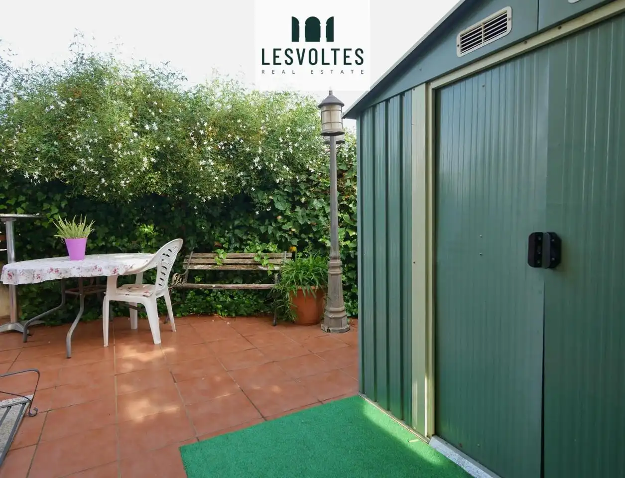 Terrassa de Casa adosada en venda en Vall-llobrega amb Calefacció, Jardí privat i Terrassa