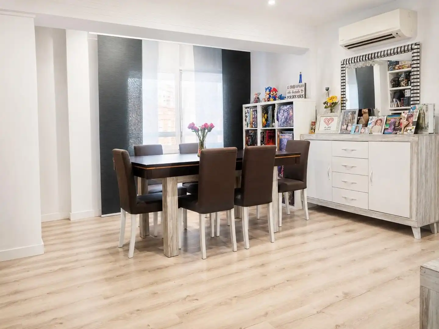Dining room of Flat for sale in Valencia  with Air Conditioner and Heating