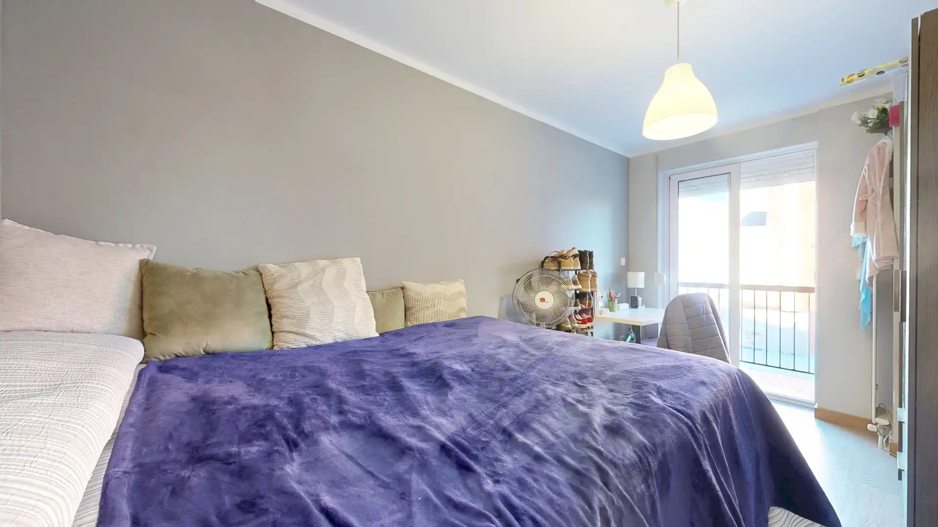 Bedroom of Flat for sale in Torrent  with Air Conditioner, Private garden and Balcony