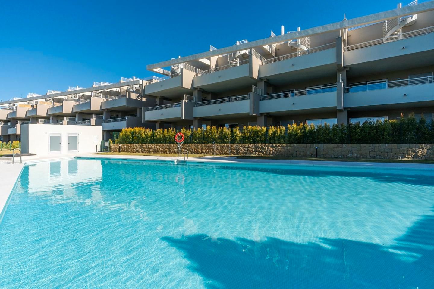 Swimming pool of Apartments for sale in Estepona  with Air Conditioner, Heating and Terrace