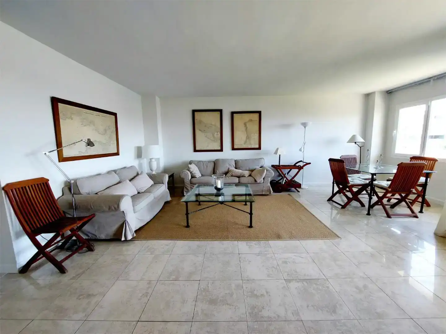 Sala d'estar de Àtic de lloguer en Calvià