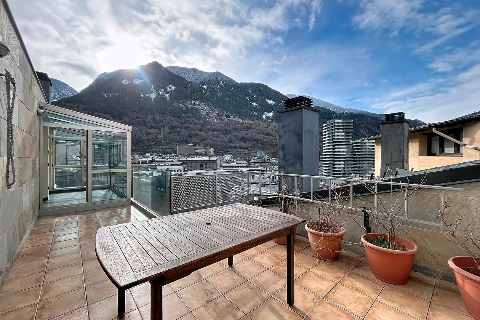 Terrace of Attic for sale in Escaldes – Engordany  with Air Conditioner, Heating and Terrace