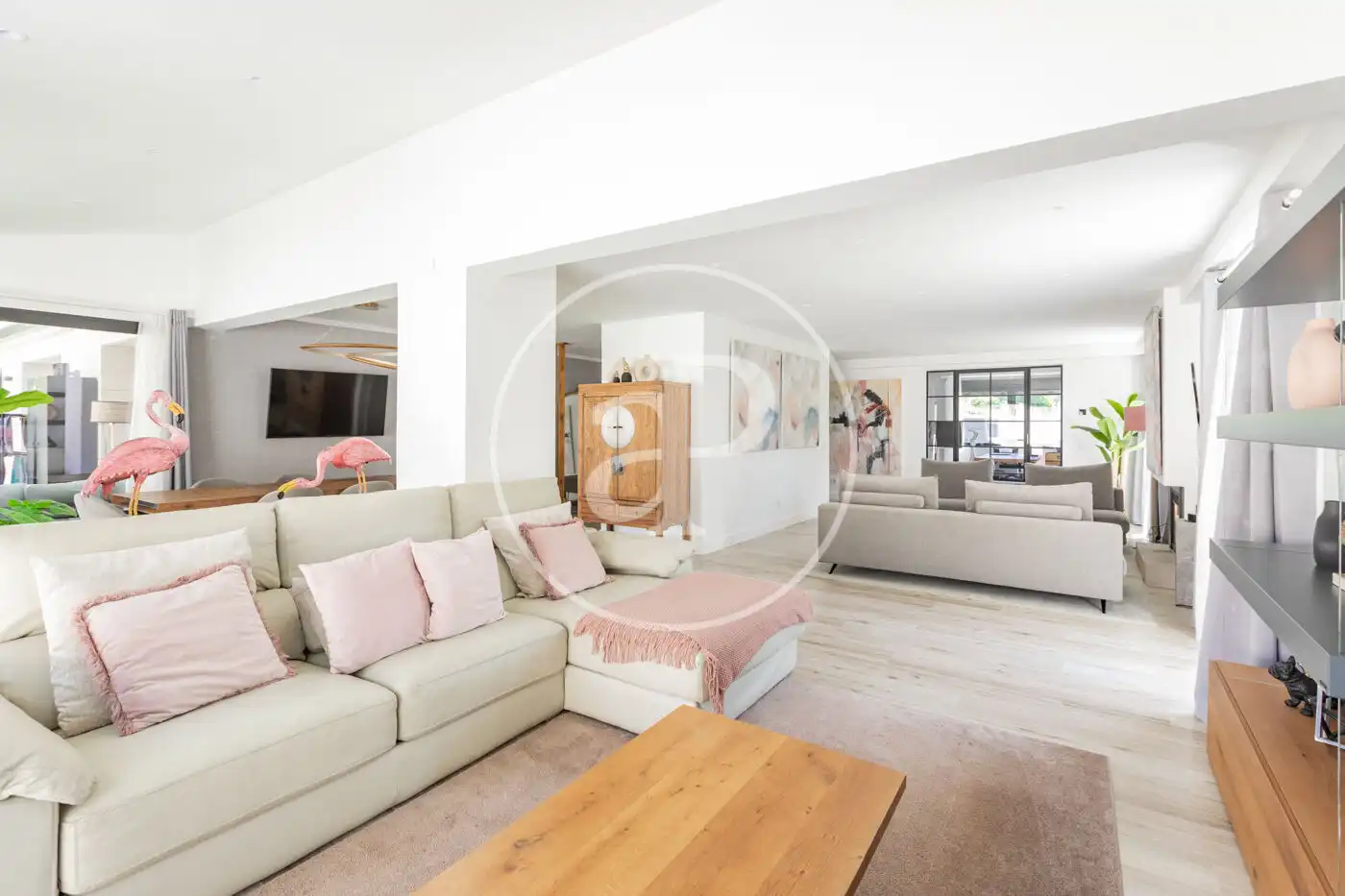 Wohnzimmer von Haus oder Chalet zum Verkauf in Pozuelo de Alarcón mit Klimaanlage, Heizung und Privatgarten
